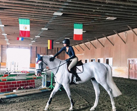 Bella Hadid gets back on the horse