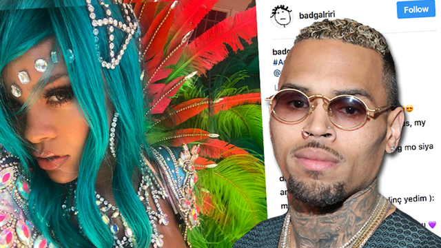 Chris Brown Has Openly Flirted With His Ex Rihanna On Instagram & Her Fans Aren't... - Capital