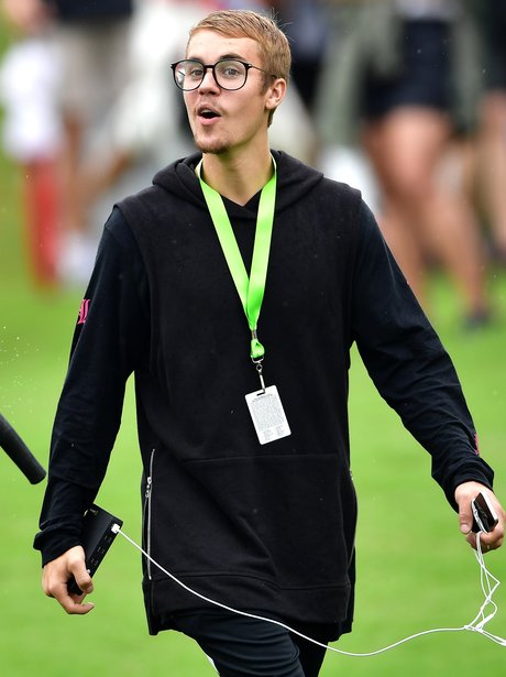 Justin Bieber heads to the golf open