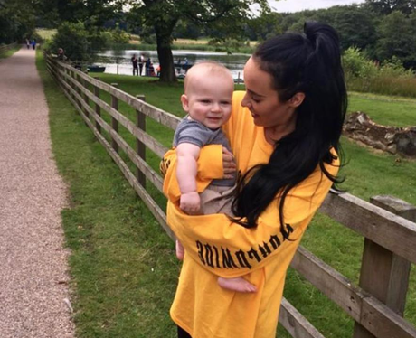 Stephanie Davis is 'so lucky' to have son Caben