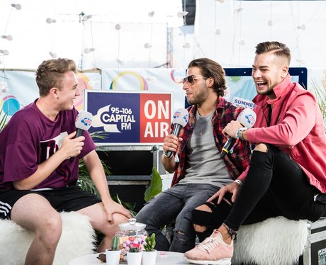 V Festival backstage 
