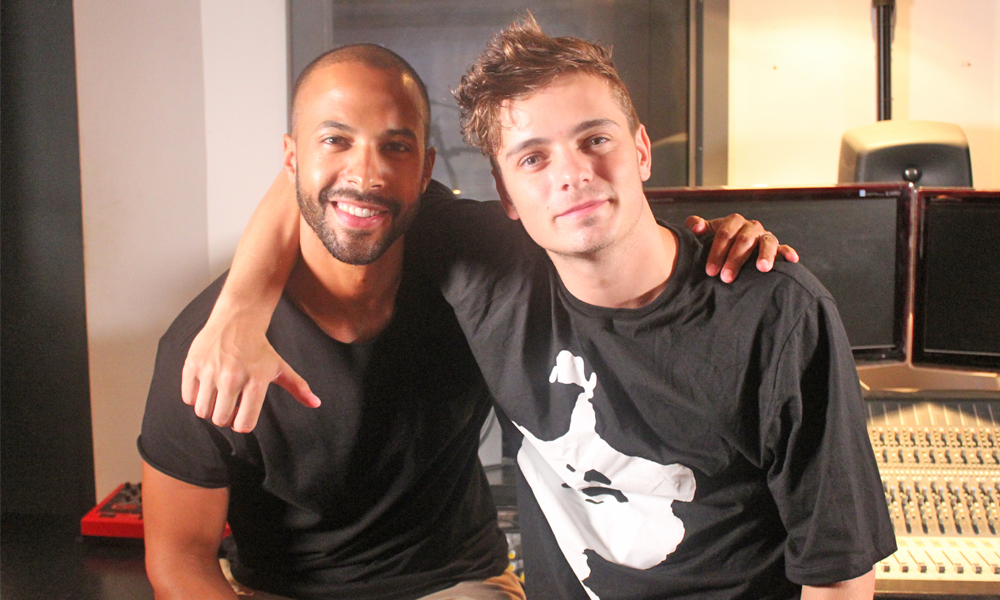 Marvin Humes and Martin Garrix