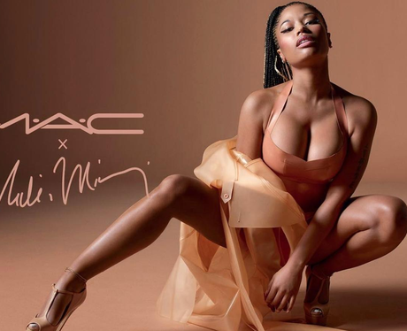 Nicki Minaj's new nude lipstick for MAC