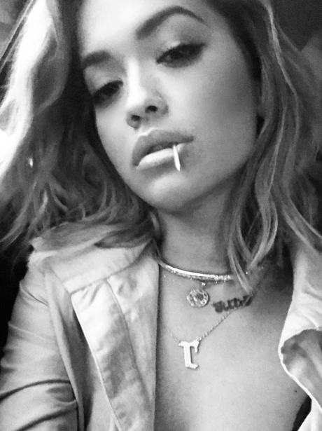 Rita Ora looking edgy