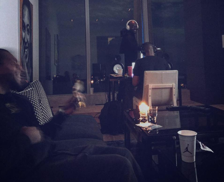 Drake Beyonce Portrait In Studio