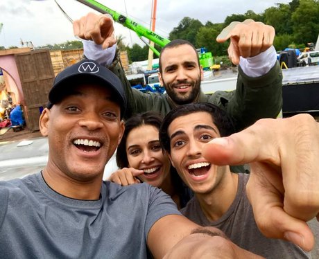 Will Smith Aladdin Cast Photo Facebook