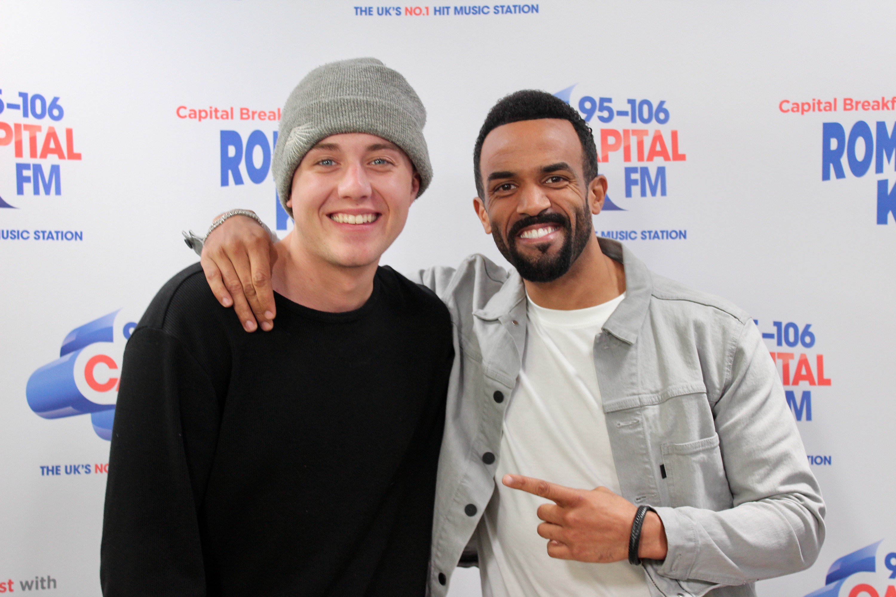 Craig David with Capital Breakfast with Roman Kemp