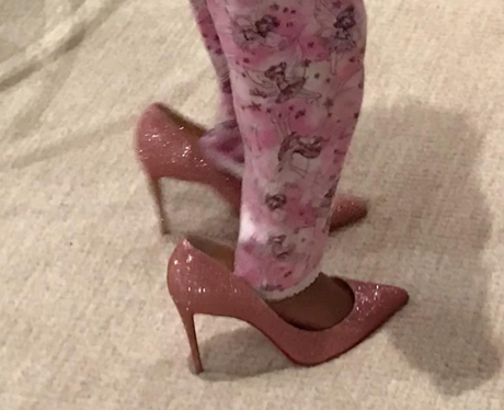louboutin heels sparkly