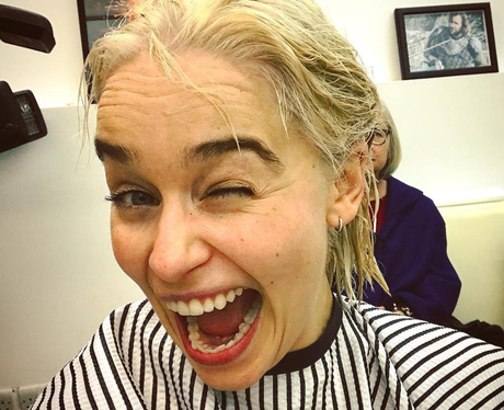 Emilia Clarke dyes her hair blonde, just like her