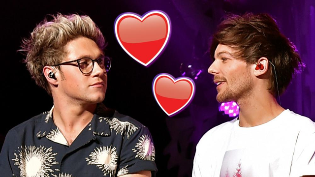 Niall Horan and Louis Tomlinson Jingle Ball 2015