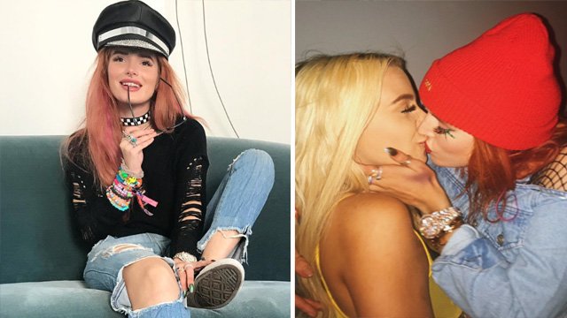 Bella Thorne is being slammed by LGBT for kissing 