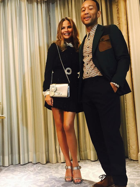 Chrissy Teigen and John Legend ready for date nigh