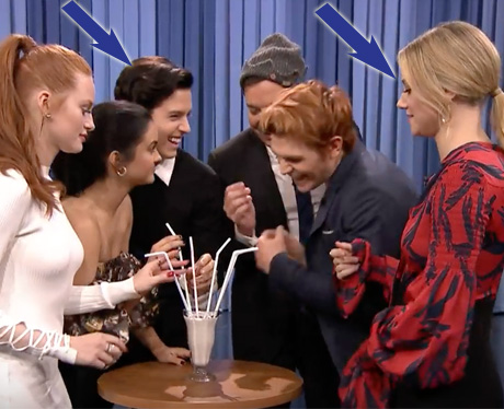 Cole Sprouse and Lili Reinhart Jimmy Fallon