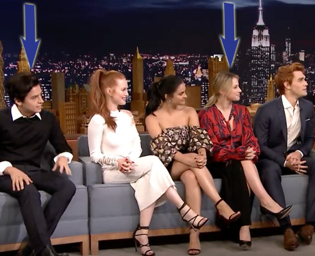 Cole Sprouse and Lili Reinhart Jimmy Fallon