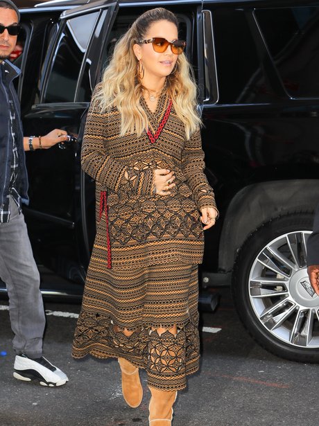 Rita Ora embraces her inner 1970's chick in a boho