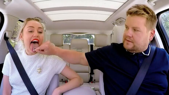 James Corden Miley Cyrus Carpool Karaoke