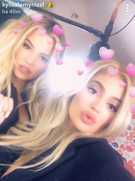 Kylie and Khloe Kardashian shoot a secret project