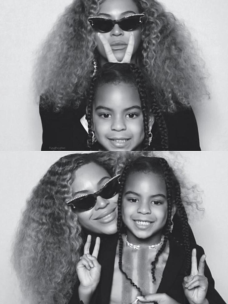 Beyonce and Blue-Ivy twinning it