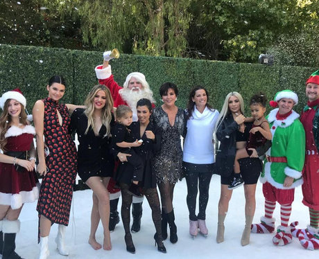 The Kardashians shoot Winter Wonderland special
