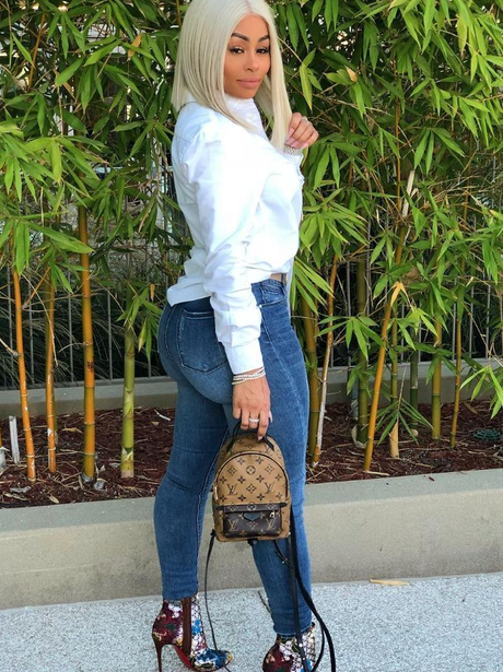 Blac Chyna Flaunts Her Curves In Skintight Jeans And Some Seriously Jazzy Heels Capital