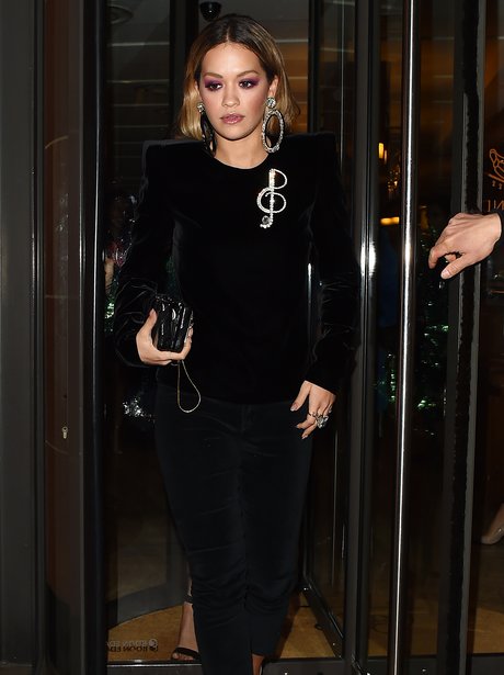 Rita Ora heads out to celebrate her sisters birthd