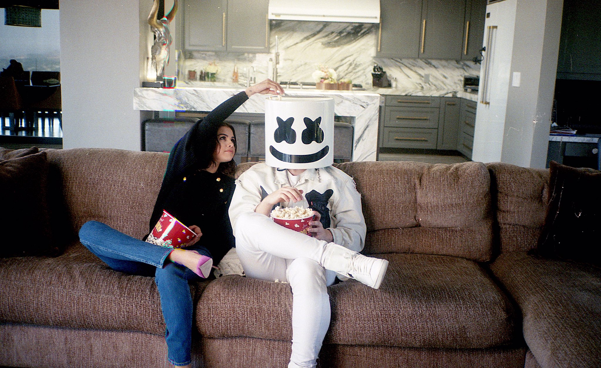 Selena Gomez and Marshmello