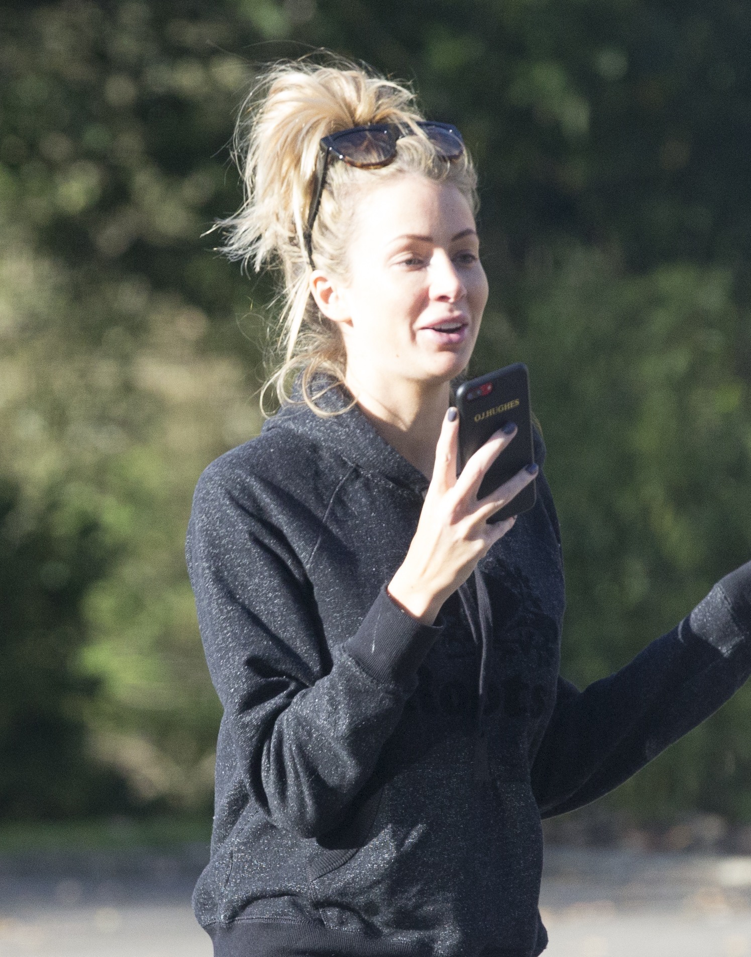 Olivia Attwood with her personalised phone