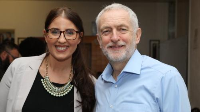 Jeremy Corbyn and Laura Pidcock MP