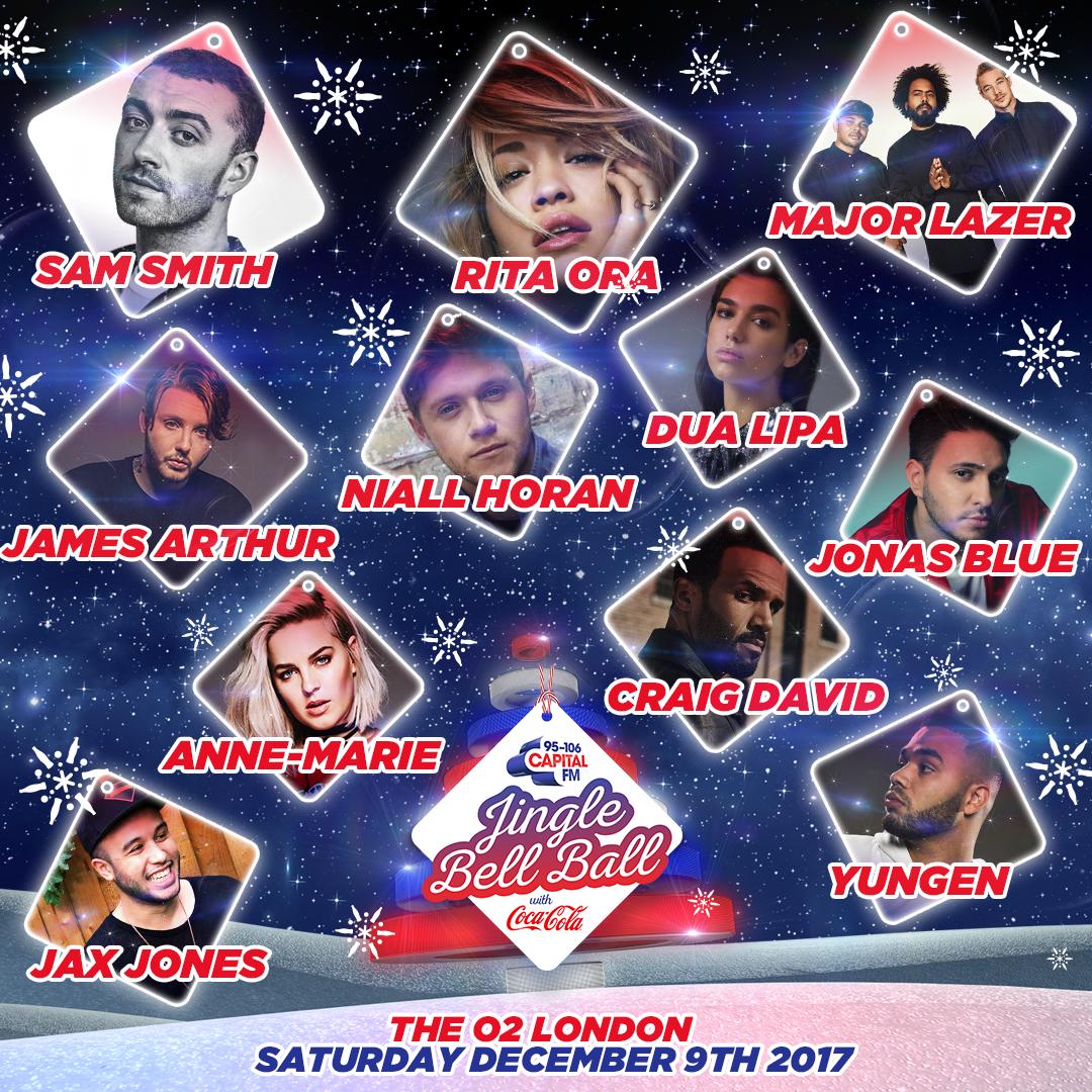 Saturday Jingle Bell Ball 2017 Line-up Poster