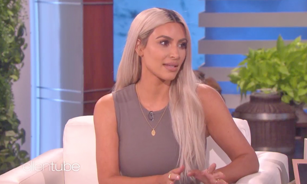 Kim Kardashian On Ellen