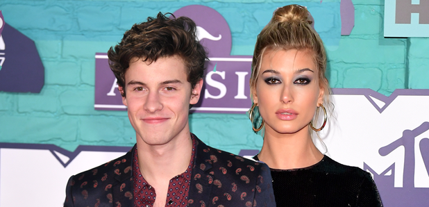 Shawn Mendes & Hailey Baldwin at the MTV EMAs 2017