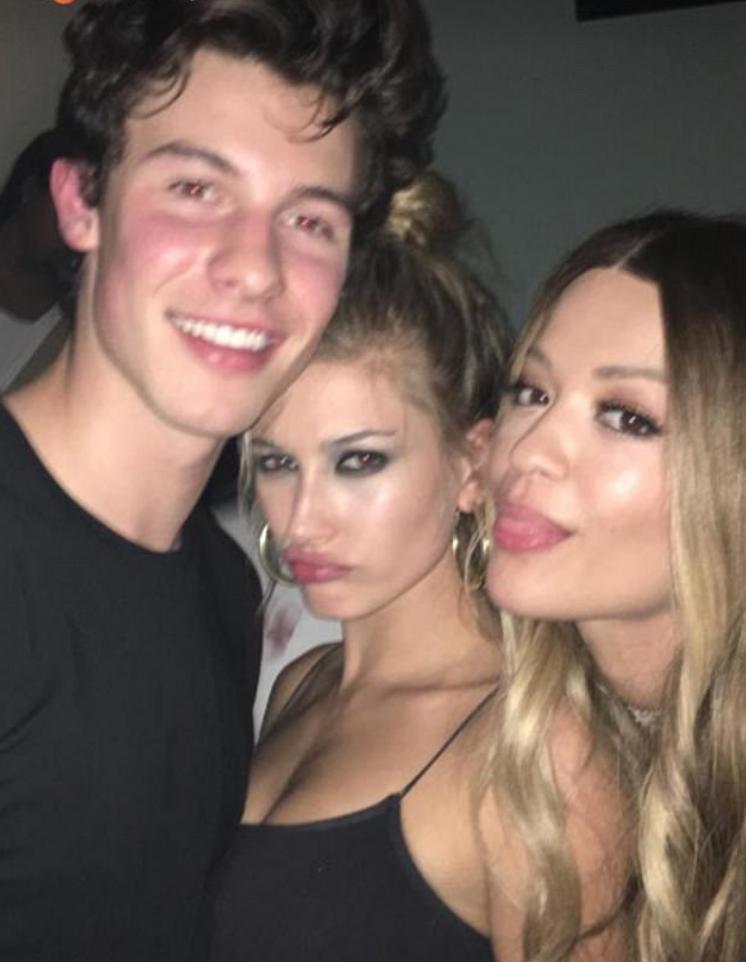 Shawn Mendes, Hailey Baldwin & Rita Ora