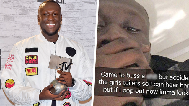 Stormzy Gets Locked In The Women's Toilets