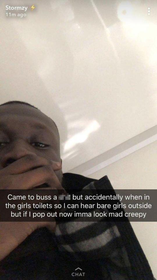 Stormzy Snapchat