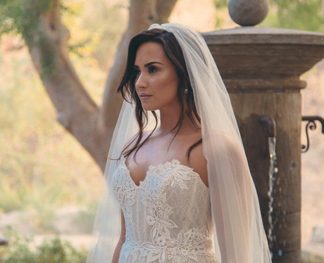Demi Lovato wedding dress