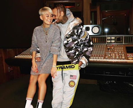 Chris Brown and Agnez Mo