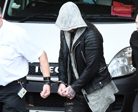 Jeremy McConnell in handcuffs