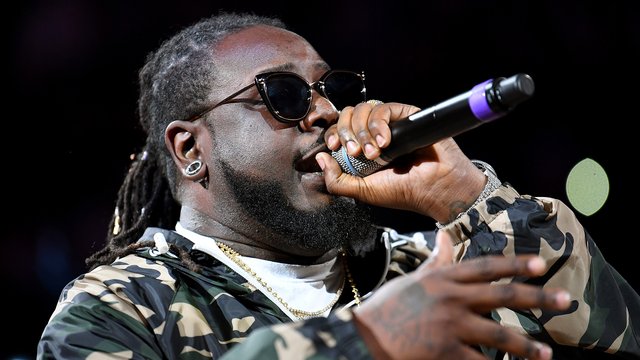 T-Pain performing