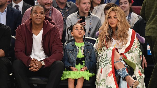 Beyonce Jay Z and Blue Ivy