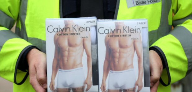 Fake Calvin Klein pants Southampton Port