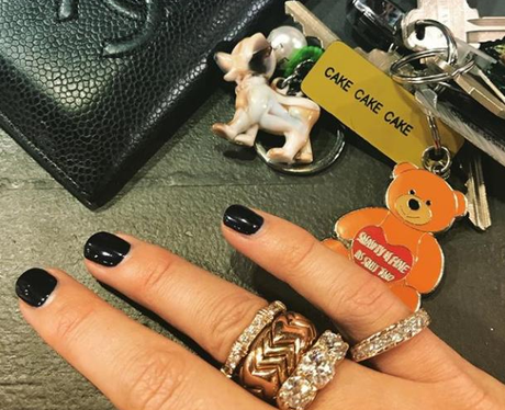 Hilary Duff's hands