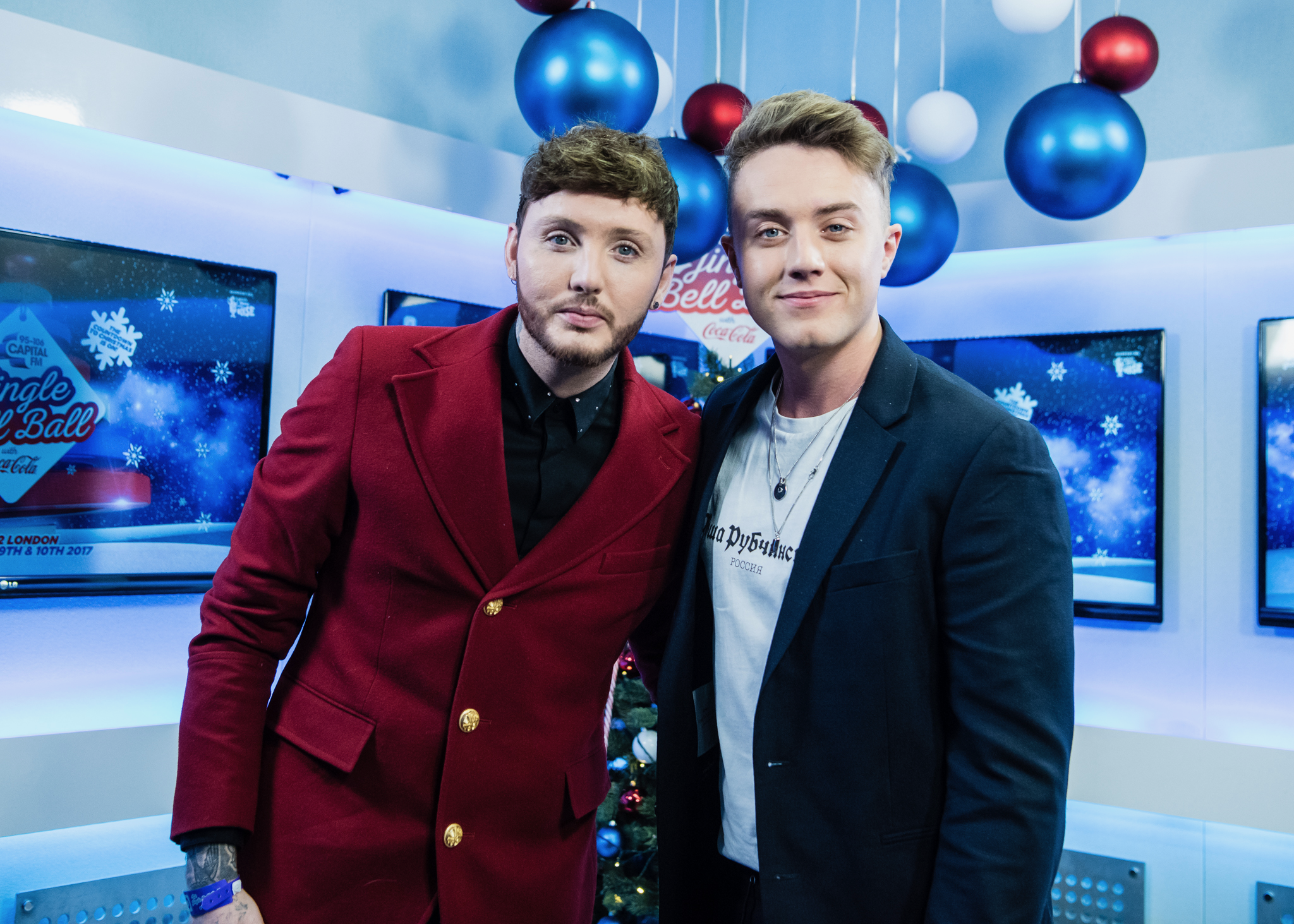 James Arthur with Roman Kemp