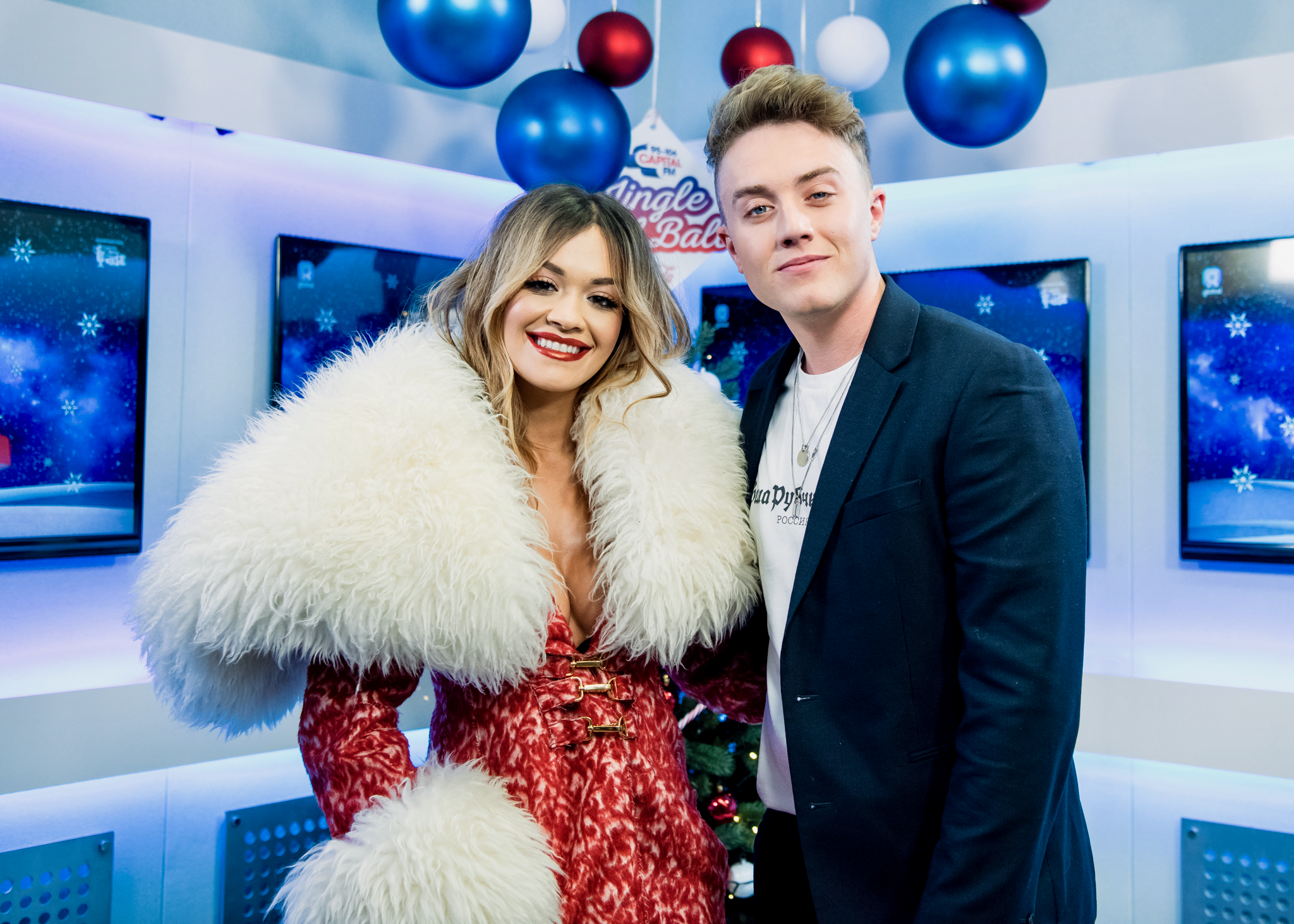 Rita Ora with Roman Kemp