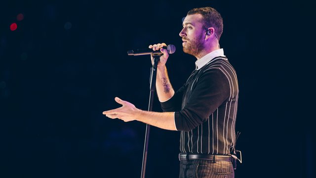 Sam Smith at the Jingle Bell Ball 2017 