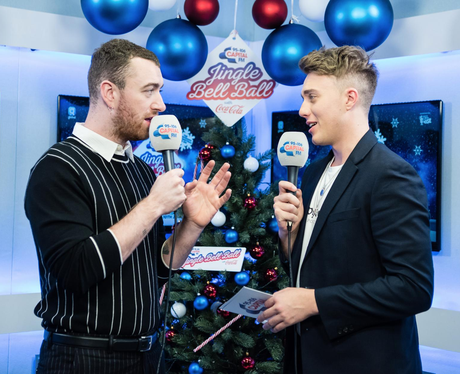 Sam Smith and Roman backstage