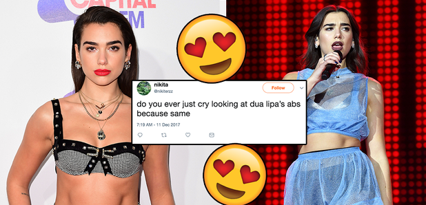 Dua lipa abs jingle bell ball 2017