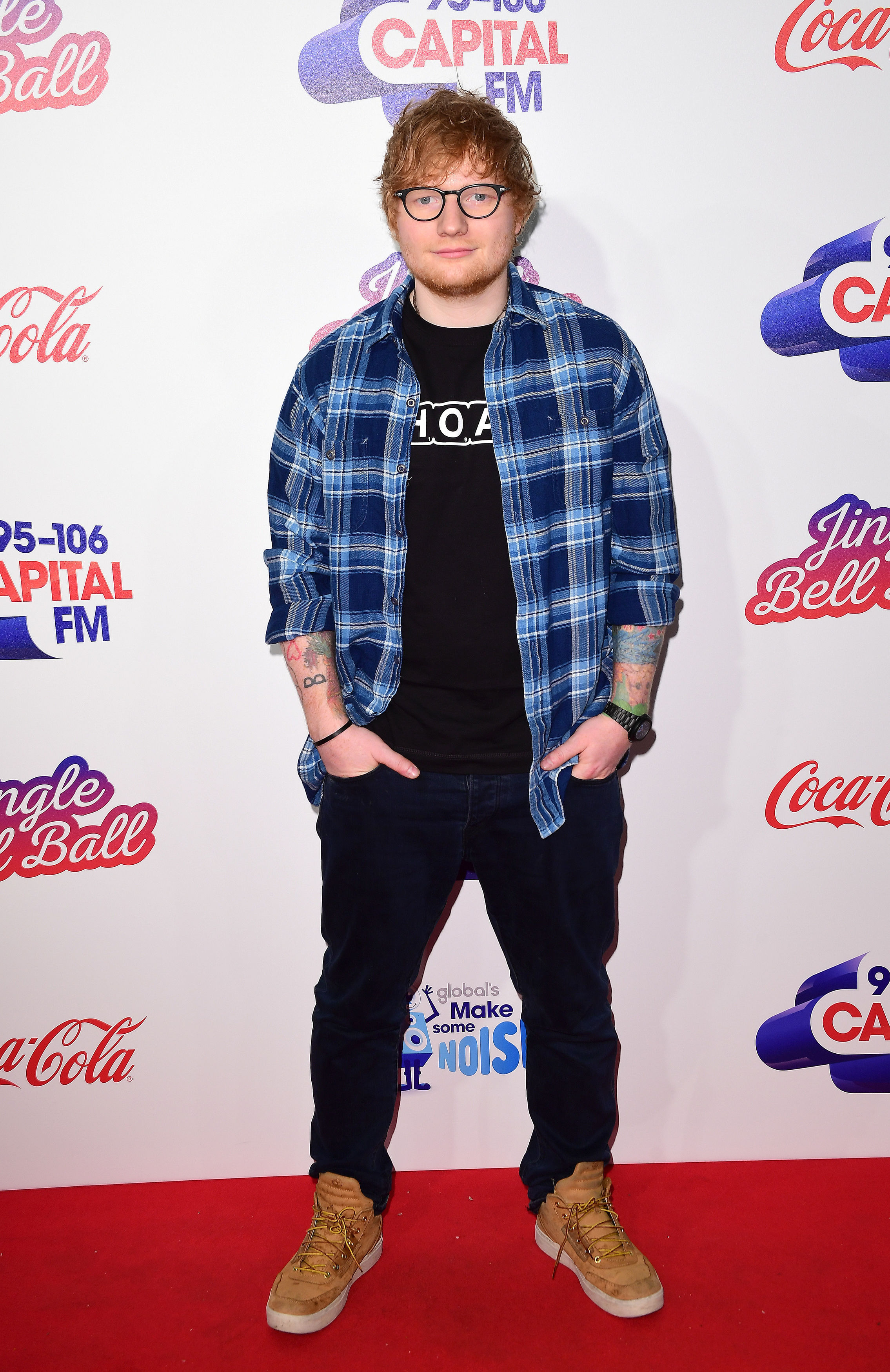 Ed Sheeran Red Carpet Jingle Bell Ball 2017