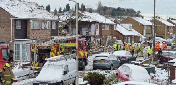 explosion leicestershire
