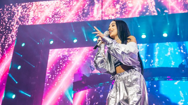 Mabel at the Jingle Bell Ball 2017