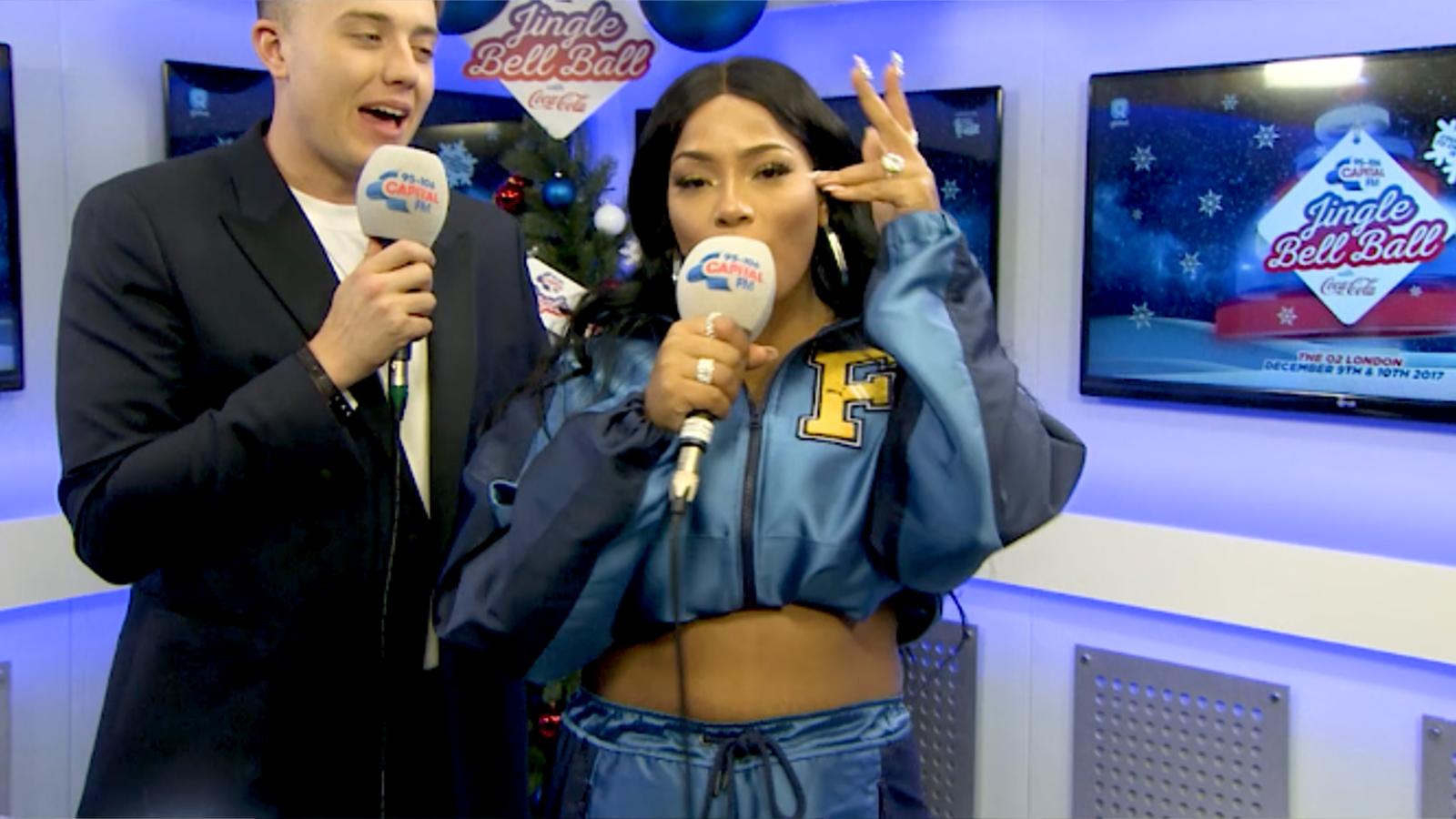 Stefflon Don with Roman Kemp